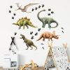 Auf dem Bild ist das Produkt: Wandtattoo Kinderzimmer Dinosaurier Dekoration Babyzimmer Wandaufkleber zum Preis von €29.9 abgebildet.