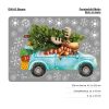 Auf dem Bild ist das Produkt: Wiederverwendbares Fensterbild Weihnachten Winter Elch Auto Tannebaum mit Schneeflocken Adventsdeko zum Preis von €13.90 abgebildet.