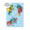 Auf dem Bild ist das Produkt: Wiederverwendbares Fensterbild Weihnachten Winter Monster Adventsdeko Kinderzimmer zum Preis von €13.90 abgebildet.