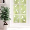 Auf dem Bild ist das Produkt: Fensteraufkleber 20 Stk. Vogelaufkleber für Fenster, Vogelschlag, Vogelschutz, Glastüren weiß wiederverwendbar zum Preis von €12.90 abgebildet.