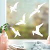 Auf dem Bild ist das Produkt: Fensteraufkleber 20 Stk. Vogelaufkleber für Fenster, Vogelschlag, Vogelschutz, Glastüren weiß wiederverwendbar zum Preis von €12.90 abgebildet.