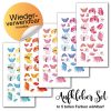 Auf dem Bild ist das Produkt: Fensterbild Frühling 25 Schmetterlinge bunt verschiedene Farben zur Auswahl pastell, Frühlingsdeko, Osterdeko zum Preis von €14.9 abgebildet.