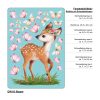 Auf dem Bild ist das Produkt: Fensterbild Frühling Ostern Reh mit Schmetterlingen Fensterdeko Kinderzimmer Kind, Frühlingsdeko zum Preis von €12.90 abgebildet.