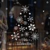 Auf dem Bild ist das Produkt: Fensterbild Weihnachten Weihnachtsbaum Schneeflocken Fensteraufkleber WIEDERVERWENDBAR zum Preis von €13.90 abgebildet.