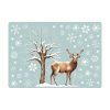 Auf dem Bild ist das Produkt: Fensterbild Weihnachten Winter Hirsch Schnee Baum wiederverwendbarer Fensteraufkleber Weihnachtsdeko zum Preis von €13.90 abgebildet.