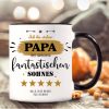 Auf dem Bild ist das Produkt: Tasse bedruckt Ich bin stolzer Chef eines wahnsinnig fantastischen Teams, Geschenk Kollege zum Preis von €18.90 abgebildet.