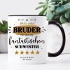 Auf dem Bild ist das Produkt: Tasse bedruckt Ich bin stolzer Chef eines wahnsinnig fantastischen Teams, Geschenk Kollege zum Preis von €18.90 abgebildet.