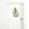 Auf dem Bild ist das Produkt: Türaufkleber Wandtattoo Katze Weltbester Angler Kinderzimmer Sticker Kind zum Preis von €19.9 abgebildet.