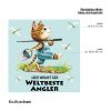 Auf dem Bild ist das Produkt: Türaufkleber Wandtattoo Katze Weltbester Angler Kinderzimmer Sticker Kind zum Preis von €19.9 abgebildet.