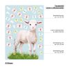 Auf dem Bild ist das Produkt: Fensterbild Frühling Lamm Blumenwiese Blumen Schmetterlinge Fensterdeko Kinder, Frühlingsdeko, Osterdeko zum Preis von €14.9 abgebildet.
