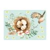 Auf dem Bild ist das Produkt: Fensterbild Frühling Ostern Eier im Nest mit Vogel, Fensterdeko Kinderzimmer Kind zum Preis von €14.9 abgebildet.