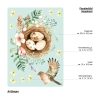 Auf dem Bild ist das Produkt: Fensterbild Frühling Ostern Eier im Nest mit Vogel, Fensterdeko Kinderzimmer Kind zum Preis von €14.9 abgebildet.
