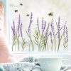 Auf dem Bild ist das Produkt: Fensterbild Frühling Ostern Lavendel und Bienen Blumenwiese, Fensterdeko Kinderzimmer Kind zum Preis von €14.9 abgebildet.