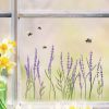 Auf dem Bild ist das Produkt: Fensterbild Frühling Ostern Lavendel und Bienen Blumenwiese, Fensterdeko Kinderzimmer Kind zum Preis von €14.9 abgebildet.