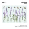Auf dem Bild ist das Produkt: Fensterbild Frühling Ostern Lavendel und Bienen Blumenwiese, Fensterdeko Kinderzimmer Kind zum Preis von €14.9 abgebildet.