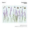 Auf dem Bild ist das Produkt: Fensterbild Frühling Ostern Lavendel und Bienen Blumenwiese, Fensterdeko Kinderzimmer Kind zum Preis von €14.9 abgebildet.
