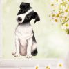 Auf dem Bild ist das Produkt: Fensterbild Hund Haustier Jack Russel Terrier, Fensterdeko Kinderzimmer Kind Osterdeko Frühlingsdeko zum Preis von €14.9 abgebildet.