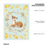 Auf dem Bild ist das Produkt: Fensterbild Rehkitz und Igel im Blätterkranz Herbstlicher Fensteraufkleber Fensterdeko wiederverwendbare Fensteraufkleber Kinderzimmer Kind zum Preis von €13.90 abgebildet.