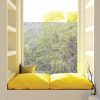 Auf dem Bild ist das Produkt: Sichtschutzfolie Fenster Küche durchsichtige Palmenblätter Fensterfolie Fensterdeko Milchglasfolie zum Preis von €24.9 abgebildet.