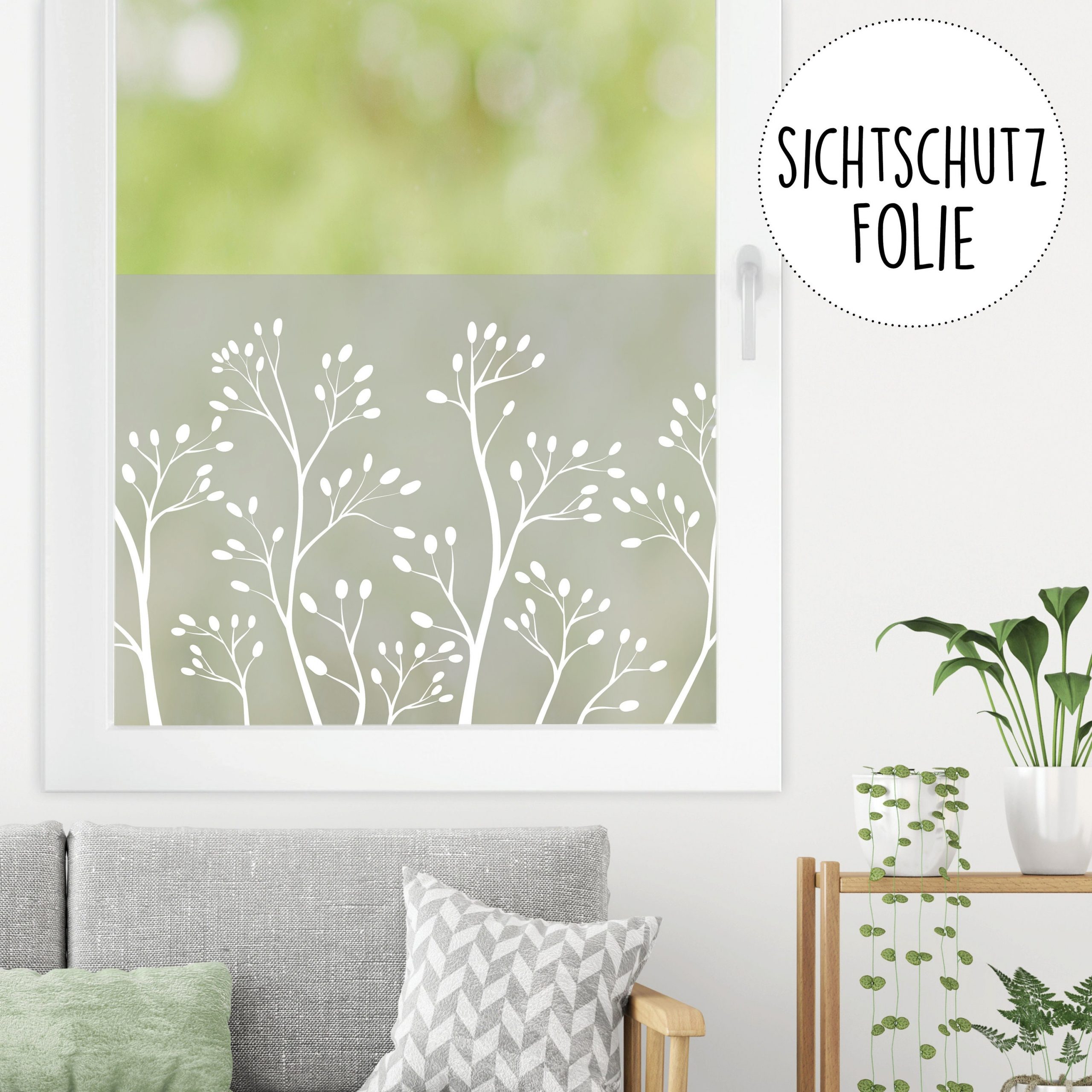 Elegante Sichtschutzfolien für Fenster Gratis Zuschnitt - Wecke-Design