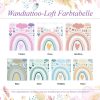 Auf dem Bild ist das Produkt: Wandtattoo Loft Regenbogen Sticker Herzen Wolken Tropfen Deko Kinderzimmer Mädchen Junge Pastellfarben Wandaufkleber zum Preis von €29.9 abgebildet.