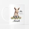 Auf dem Bild ist das Produkt: Kindertasse aus Kunststoff Tiere mit Anfangsbuchstaben und Wunschnamen, Schulkind Einschulung Geschenk Schulkind, Schulanfang zum Preis von €16.9 abgebildet.