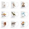 Auf dem Bild ist das Produkt: Kindertasse aus Kunststoff Tiere mit Anfangsbuchstaben und Wunschnamen, Schulkind Einschulung Geschenk Schulkind, Schulanfang zum Preis von €16.9 abgebildet.