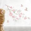 Auf dem Bild ist das Produkt: Fensterbild Frühling Kirschblütenzweig mit Vögeln bunt farbig wiederverwendbare Fensteraufkleber Kinderzimmer Baby Kind, Osterdeko zum Preis von €13.90 abgebildet.