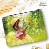 Auf dem Bild ist das Produkt: Gefüllte Federtasche Federmappe Mädchen mit Gitarre personalisiert mit Wunschnamen Mädchen, Geschenk Geburtstag, Einschulungsgeschenk zum Preis von €29.9 abgebildet.