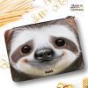 Auf dem Bild ist das Produkt: Gefüllte Federtasche Federmappe mit einem Faultier personalisiert mit Wunschnamen, Geschenk Geburtstag, Einschulungsgeschenk zum Preis von €29.9 abgebildet.