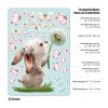 Auf dem Bild ist das Produkt: Fensterbild Frühling Ostern Hase Pusteblume Schmetterlinge Fensterdeko Kinder, Frühlingsdeko, Osterdeko zum Preis von €13.90 abgebildet.