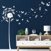 Auf dem Bild ist das Produkt: Wandtattoo Pusteblume Schmetterling Wandaufkleber Wohnzimmer Löwenzahn Dekoration zum Preis von €19.9 abgebildet.