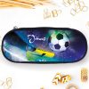 Auf dem Bild ist das Produkt: Personalisierte Federtasche Stiftebox Schlampermäppchen Fußball Fußballschuh Wunschname Schulanfang Schule Einschulungsgeschenk zum Preis von €19.9 abgebildet.
