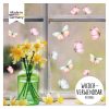 Auf dem Bild ist das Produkt: Fensterbild Frühling Ostern 25 bunte wiederverwendbare Schmetterlinge im Set Fensterdeko Kinderzimmer Kind, Frühlingsdeko zum Preis von €13.90 abgebildet.