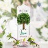 Auf dem Bild ist das Produkt: Taufkerze Junge/ Mädchen Lebensbaum Kerze Baum bedruckt mit Namen, Datum und auf Wunsch eigenem, vorgegebenem oder keinem Taufspruch zum Preis von €5.90 abgebildet.