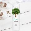 Auf dem Bild ist das Produkt: Taufkerze Junge/ Mädchen Lebensbaum Kerze Baum bedruckt mit Namen, Datum und auf Wunsch eigenem, vorgegebenem oder keinem Taufspruch zum Preis von €5.90 abgebildet.