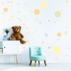 Auf dem Bild ist das Produkt: Wandtattoo Loft Wandsticker Kinderzimmer Mädchen Jungen 90 Kreise Aufkleber-Set Wand-Dekoration Pastellfarben zum Preis von €16.9 abgebildet.