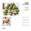 Auf dem Bild ist das Produkt: Wandtattoo Kinderzimmer Eiche mit Hirsch Fuchs und Vögeln Dekoration Babyzimmer Tiere Natur zum Preis von €45.9 abgebildet.