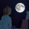 Auf dem Bild ist das Produkt: Leuchtaufkleber Mond verschiedene Größen fluoreszierende Wandsticker Sternenhimmel Kinderzimmer Geschenk Dekoration zum Preis von €8.90 abgebildet.