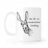 Auf dem Bild ist das Produkt: Bedruckte Tasse Esel mit Spruch Was für ein wunderschöner Scheißtag, Geburtstagsgeschenk mit Humor, Kaffeetasse Kaffeebecher zum Preis von €16.9 abgebildet.