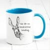 Auf dem Bild ist das Produkt: Bedruckte Tasse Esel mit Spruch Was für ein wunderschöner Scheißtag, Geburtstagsgeschenk mit Humor, Kaffeetasse Kaffeebecher zum Preis von €18.9 abgebildet.