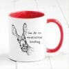 Auf dem Bild ist das Produkt: Bedruckte Tasse Esel mit Spruch Was für ein wunderschöner Scheißtag, Geburtstagsgeschenk mit Humor, Kaffeetasse Kaffeebecher zum Preis von €18.9 abgebildet.