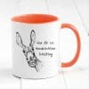 Auf dem Bild ist das Produkt: Bedruckte Tasse Esel mit Spruch Was für ein wunderschöner Scheißtag, Geburtstagsgeschenk mit Humor, Kaffeetasse Kaffeebecher zum Preis von €18.9 abgebildet.