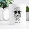 Auf dem Bild ist das Produkt: Bedruckte Tasse Schaf Ich schaf das! Kaffeetasse Kaffeebecher Schwarz weiss Schaf mit Sonnebrille zum Preis von €16.9 abgebildet.