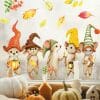 Auf dem Bild ist das Produkt: Fensteraufkleber Herbst Mäuse mit Blättern und Kürbis herbstlicher Fensteraufkleber Fensterdeko zum Preis von €14.9 abgebildet.