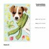Auf dem Bild ist das Produkt: Fensterbild Herbst reinschauender Jack Russel Terrier mit Schal bunte Blätter herbstlicher Fensteraufkleber Fensterdeko zum Preis von €13.90 abgebildet.