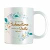 Auf dem Bild ist das Produkt: Perlmutt Tasse "Nur die besten Schwestern werden zur Tante befördert…" bedruckt Schimmereffekt zum Preis von €18.9 abgebildet.