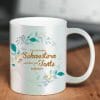 Auf dem Bild ist das Produkt: Perlmutt Tasse "Nur die besten Schwestern werden zur Tante befördert…" bedruckt Schimmereffekt zum Preis von €18.9 abgebildet.