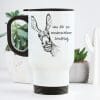 Auf dem Bild ist das Produkt: Edelstahl Thermobecher To Go Esel Spruch Was für ein wunderschöner Scheißtag Kaffeebecher 390 ml mit Griff Geschenk zum Preis von €21.9 abgebildet.