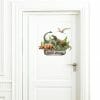 Auf dem Bild ist das Produkt: Türaufkleber Wandtattoo Dinosaurier mit Namen Kinderzimmer Sticker Kind zum Preis von €19.9 abgebildet.